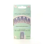 Helios Plant Based Light Blue Ombre Stiletto Nail