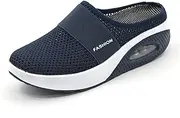 [Wsedper] Diabetic Air-Cushion Slip-On Walking Shoes, Orthopedic Diabetic Slippers, with Arch-Support for Women
