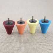 Car Burnishing Foam Sponge Polishing Cone Shaped Buffing Pads For Wheel Hub