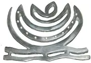 Zinc Helix Vastu Remedies for North-East Ishanya Dosha Nivaran Missing Corner & Cuts Remedies (Silver Grey, 3 inch, 1pc) by Indian Collectible