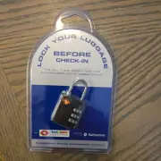 New Samsonite Travel Sentry 3-Dial TSA Combination Lock Travel Luggage Lock NIB