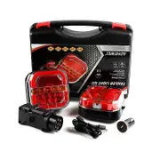 LED Magnetic Wireless Trailer Tail Lights Kit with 7 Pin Plug Waterproof Trailer Light Cable-Free for Truck Lorry Van RV CaravanMotor Vehicle Light...