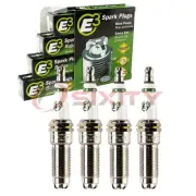 4 pc E3 Spark Plugs for 1995-2000 Ford Contour 2.0L L4 Ignition Wire xc (for: Ford)