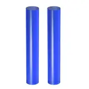 2pcs Acrylic Clay Roller 15.24cm x 2.5cm for Shaping Sculpting Blue