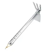 Steel Mini Rake Rubber Handle Short Claw Rake Cultivator Garden Tool Outdoor
