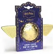 Harry Potter Golden Snitch Pop Out Hairbrush with Mirror, Gold and Blue