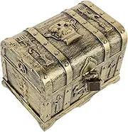 Chest For Kids Vintage Golden Coins Box Toy For Pirate Party Favors Educational Play And Ancient Egypt Learning