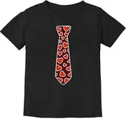 [DDSOL] Kids Valentine's Day Red Tee Toddler Boy Girl Love Heart T-Shirt 2-7 Years