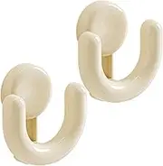 Door Shoe Hanger - Slipper Drying Shelf Suction Cup Hooks 2X | Space Saving Wall-Mounted Footwear Holder Multi-Functional Bathroom Accessories for Various Shoes