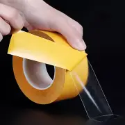 Ultra-Thin Clear Double Sided Tape 2-Inch X 50 Feet Strong Adhesive