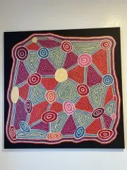 Stunning Sabrina Nungarrayi Gibson original Aboriginal painting - 107cm x 107cm