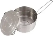 MUSISALY Outdoor Cooking Pot Camping Cookware Set 304 Stainless Steel Portable Pot for Hiking Picnic