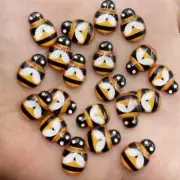 60pcs Beautiful Honeybee Resin Flatback Rhinestone Appliques Scrapbooking Craft