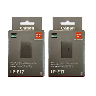 CANON LP-E17 原廠盒裝電池EOS 760D 800D 850D 77D RP R8 R10 R50 M6II