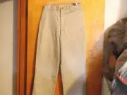 NEW BOY'S GEORGE KHIKI FLAT FRONT PANTS with BELT LOOP WAIST