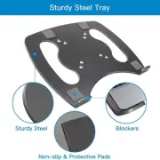 Laptop Desk Stand Tray Metal Plate Heat Dissipation Cooling Bracket for Notebook