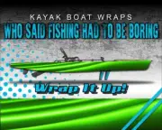 Carbon Fiber Swoops 14ft KAYAK VINYL WRAP KIT GRAPHIC DECAL/STICKER