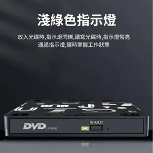 【ANTIAN】USB/Type-C 外接式CD/DVD燒錄機 DVD-RW光碟機 DVD刻錄機 筆記本外置光驅