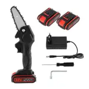 1080W 88V Mini Electric Chain Saw Wood Cutting Pruning Chainsaw With Battery