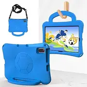 Tablet Protection Compatible with Samsung Galaxy Tab S6 Lite 10.4 inch 2024/2022/2020 (SM-P620/P610/P615) Case Lightweight Shockproofwith Handle Stand Case for Kids Friendly Cover tablet accessory(Blu