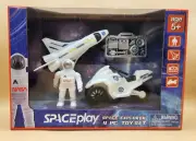 4 Piece NASA Space Play Space Explorer Toy Set Ages 5+, BRAND NEW