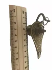 SOLID BRASS SMALL GENIE LAMP WITH WICK INSIDE