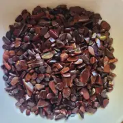 Red Tiger Eye polished natural crystal gemstone chips 100gr Bags