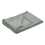 Vintage Design Gypsy Linen Cotton Green Table Runner