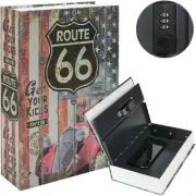 KYODOLED Hidden Metal Lock Box,Diversion Book Safe with Combination Lock,Money H