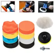11 Car Polishing Sponge Pads Kit Foam Pad Buffer Kit Wax Pad For Auto Motorcycle
