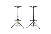2PK Hercules Triple Guitar Stand Holder Floor Rack AGS Auto Grip w Rest MC6 BLK