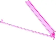 ERINGOGO Acrylic Mahjong Pusher and Rack Sleek Inch Ruler for Pushing and Arranging Tiles Game Accessory