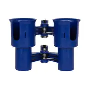 Robo Cup Portable 2-Drink Caddy/Bottle Holder Camping/Fishing Accessory Navy
