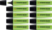Highlighter - STABILO BOSS ORIGINAL Box of 10 Green