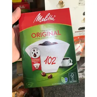 德國 Melitta 102 陶瓷 單孔 濾杯含濾紙