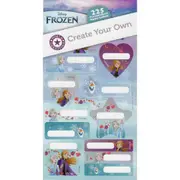 Frozen Create Your Own Name Labels Sticker Book (15 Sheets)