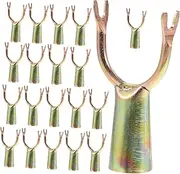 Clothes Pole Parts 20pcs Replacement Fork Heads Iron Construction Home Dorm Use Decorative