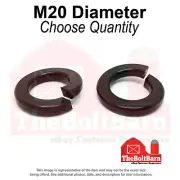 M20 Class 10 Split Lock Washers Plain (Pick Quantity)