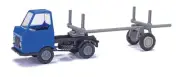 Busch 210003701 - 1/87/H0 Multicar M22, Trailer Blue/Gray - New