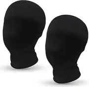 GLGHMH 2pcs Black White Full Face Mask, Morph Face Cover, Faceless Skin Masks Halloween Dress Up for Cosplay Halloween Party Costume Unisex Men Women