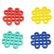 12PCS Heatless Curlers Sponge C-Shape Rollers Hair Curlers Reusable Hair Rollers