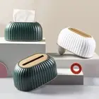 Auto-raising Tissue Box Spring Support Simple Style Tissue Storage Box