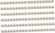 DIYEAH 12pcs Magnetic Border Trim for Whiteboard Blackboard Decor Versatile Bulletin Board Edging for Classroom and Home Use