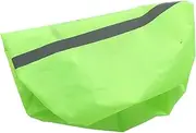 INOOMP Lightweight Backpack Rain Cover with Reflective Strip and Slip Buckle Straps for Cycling and Hiking Fits Backpacks Light Green