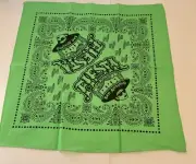 Fiesta San Antonio Bandana Green 21”x21” 2019