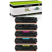 5PK CF400X BCYM Toner Set Fits for HP 201X Color Laserjet Pro MFP M252dw M277dw