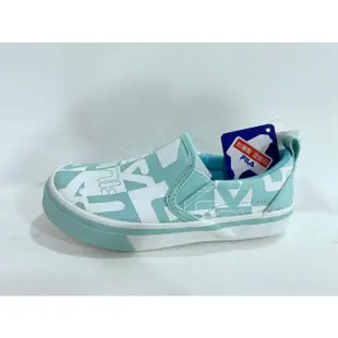 金英鞋坊~ FILA 女童加硫帆布鞋/親子鞋(台灣製造)2-C826W-331-水藍 超低直購價590元