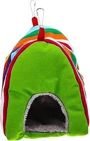 Abaodam Parrot Hammock Sleeping Nest Warm Bird Bed for Birds Durable for Canaries and Parrots Indoor Decoration for Your Home