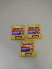Dramamine All Day Less Drowsy, Motion Sickness Relief, 8 Count, 3 Pack