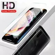 Front & Back HD Tempered Glass Screen Protector For iPhone XS Max XR 8 7 6S+ SE